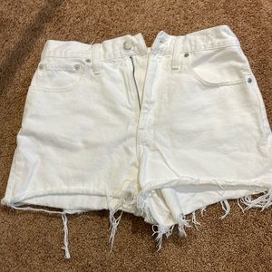 Madewell mom jeans shorts